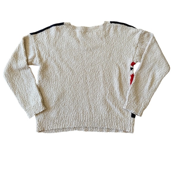 Forever 21 United Kingdom flag knit pullover crew neck sweater size extra small - Picture 4 of 6